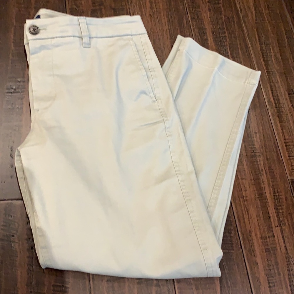 J. Crew Chinos (gray/green)